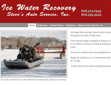 Tablet Screenshot of icewaterrecovery.com